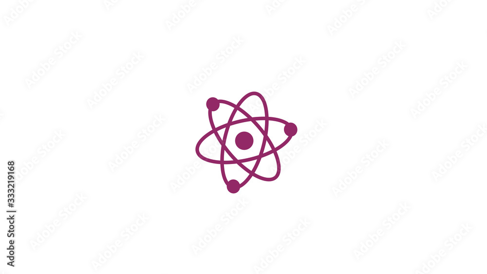 Atom isolated on white background,Science icon,New atom icon Atom isolated on white background,Science icon,New atom icon