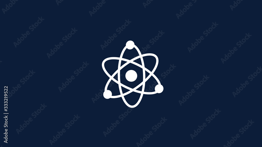 atom isolated on blue dark background,Science icon,science atom icon atom isolated on blue dark background,Science icon,science atom icon