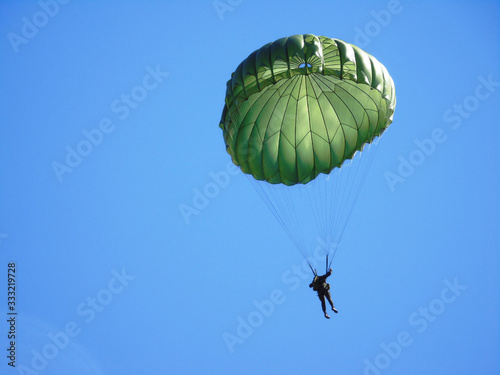 Tela Exhibition of military paratrooper in Brazil