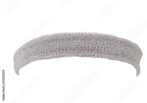 Gray training headband