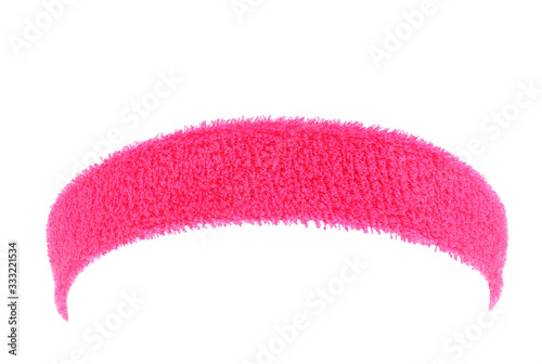 Pink training headband Fototapet