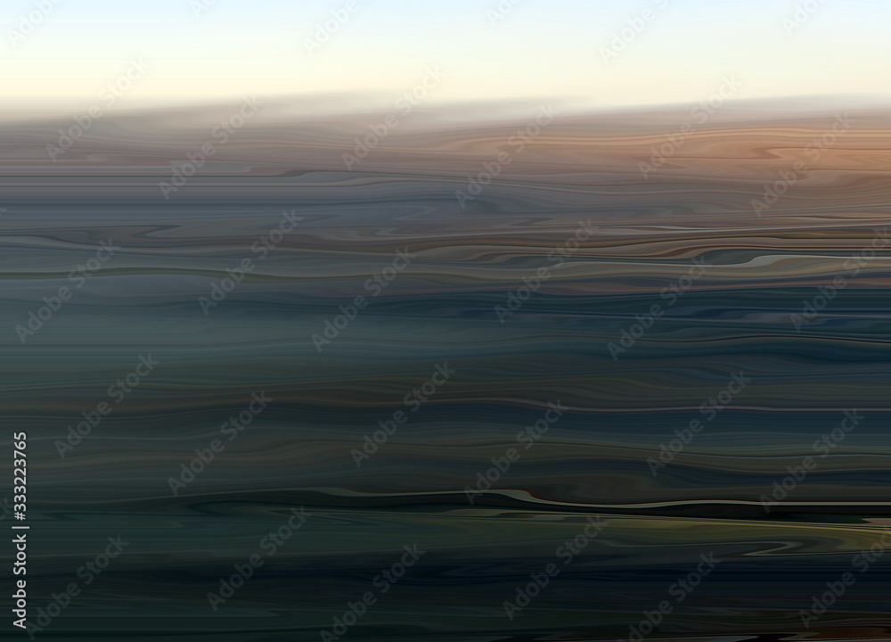 Obraz premium Paintlike horizontal abstract texture of mixed colours. Smooth artistic background showing a concept of motion, speed, blending.
