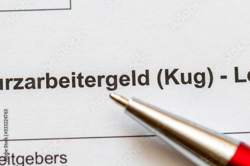 Antrag Arbeitsamt auf Kurzarbeit (KUG) einreichen photo