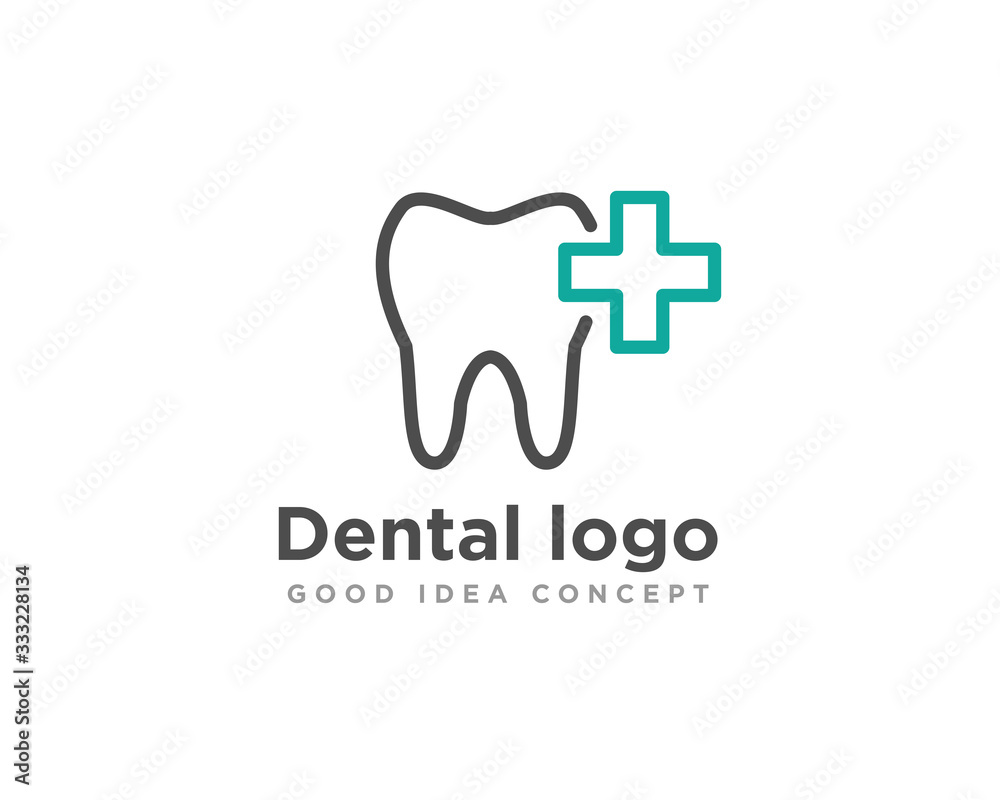 Obraz premium Medical Dental Logo Design Vector