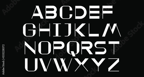 experimental alphabet vector set perfect for your poster and your social media promotion