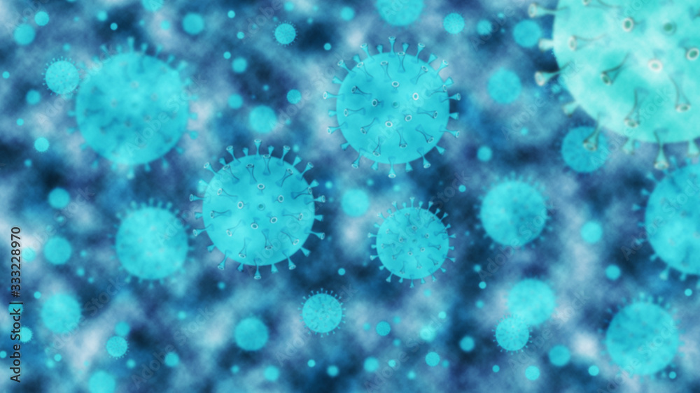Covid-19 coronaviruses influenza as dangerous viral strain case as a pandemic