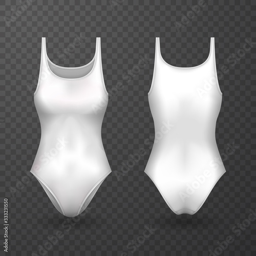 One piece swimwear for woman body