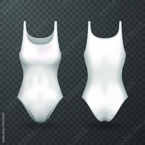 One piece swimwear for woman body