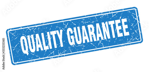 quality guarantee stamp. quality guarantee vintage blue label. Sign