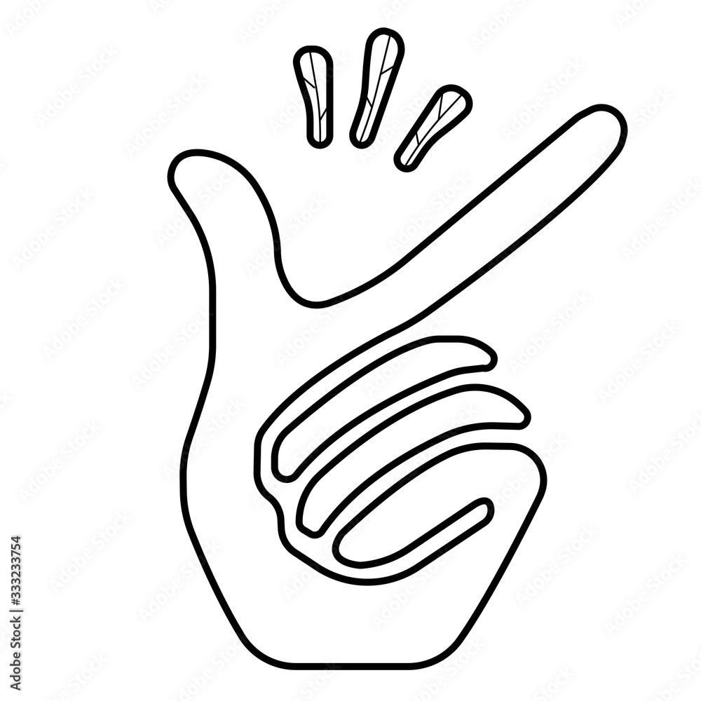 Obraz premium human hand catching icon