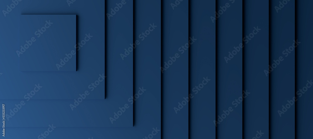 Dark blue modern background with three dimensional steps