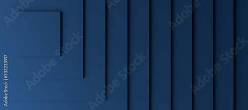 Dark blue modern background with three dimensional steps