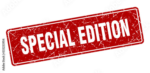 special edition stamp. special edition vintage red label. Sign