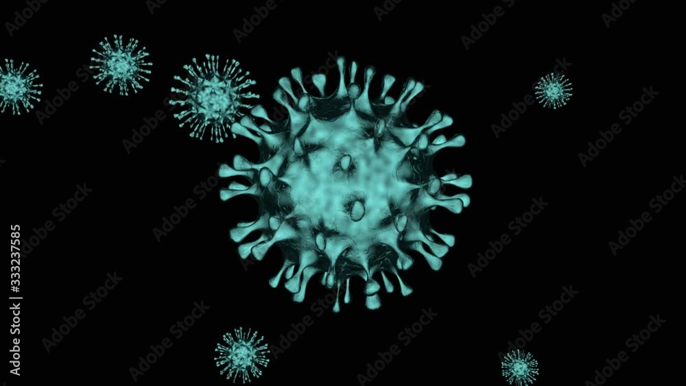 Coronavirus cell COVID-19 in 3D rendering. Dangerous SARS -CoV-2 non- cellular infectious agent that can only multiply inside living cells and cause flu and pneumonia epidemics. Coronavirus cell COVID-19 in 3D rendering. Dangerous SARS -CoV-2 non- cellular infectious agent that can only multiply inside living cells and cause flu and pneumonia epidemics.