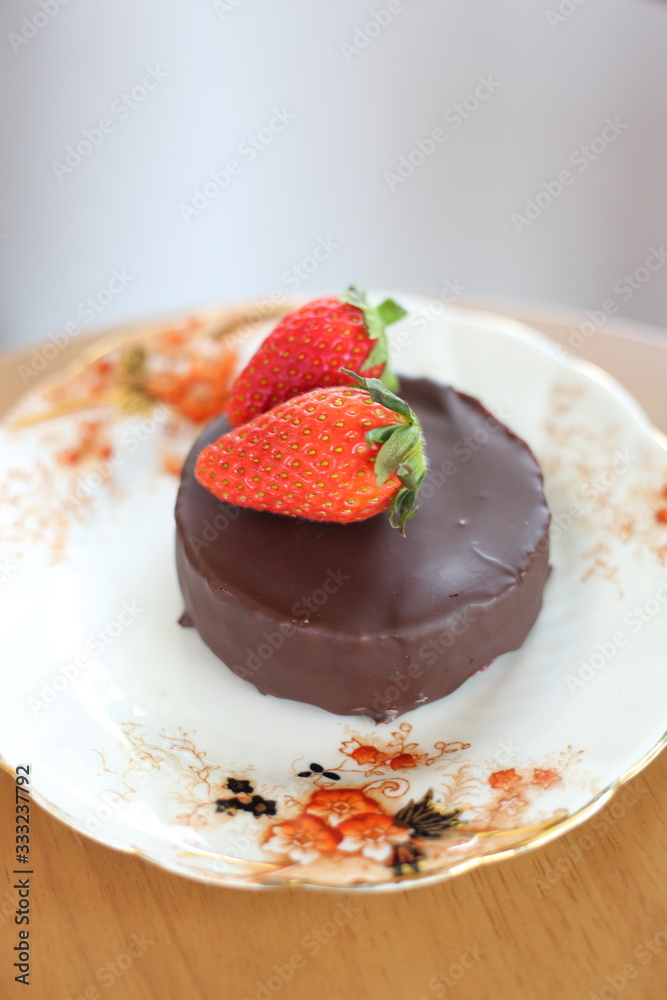 Cheese Tart Chocolate and Strawberry Cheese Tart Chocolate and Strawberry
