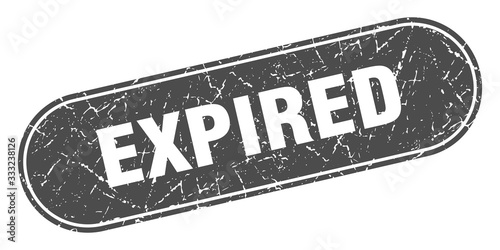 expired sign. expired grunge black stamp. Label