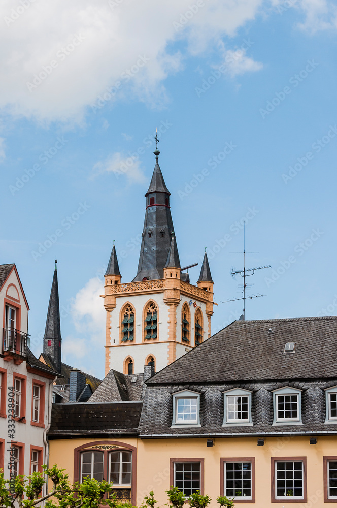 Trier, St. Gangolf, Kirche, Marktkirche, Zunftkirche, Hauptmarkt, Markt, Marktplatz, Marktkreuz, Turm, Stadt, Altstadt, Altstadthäuser, Mosel, Fluss, Stadtrundgang, Rheinland-Pfalz, Frühling, Sommer Trier, St. Gangolf, Kirche, Marktkirche, Zunftkirche, Hauptmarkt, Markt, Marktplatz, Marktkreuz, Turm, Stadt, Altstadt, Altstadthäuser, Mosel, Fluss, Stadtrundgang, Rheinland-Pfalz, Frühling, Sommer