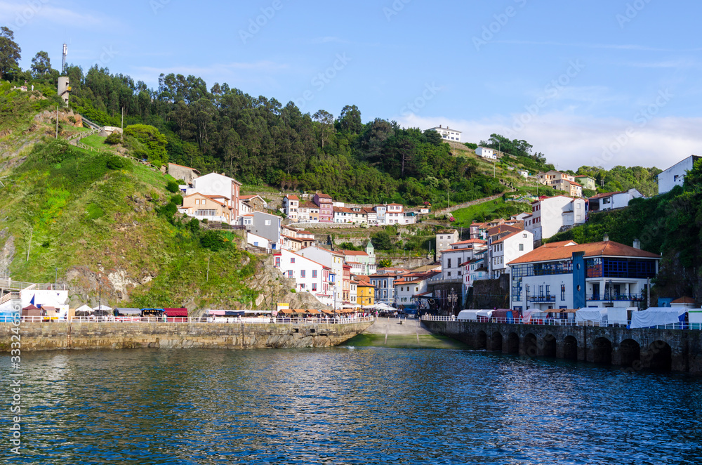 Cudillero, is a picturesque fishing village, with an abrupt coast in Asturias (Northern Spain)