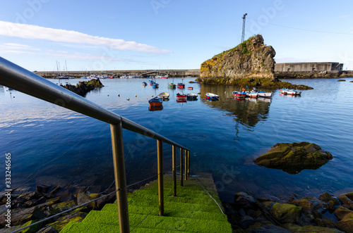 Billede på lærred Cudillero, is a picturesque fishing village, with an abrupt coast in Asturias (N