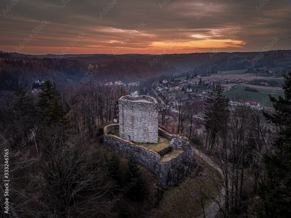 Cesky Sternberk Castle is a Bohemian castle of the mid-13th century, located on the west side of the River Sazava overlooking the village with the same name of the Central.