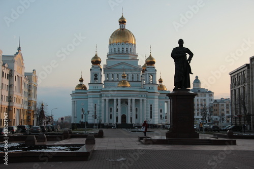 cathedral and monument in Saransk © Yuriy Fedorov