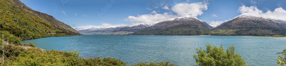 lake Wanaka, from Boundary creek beach, Otago, New Zealand