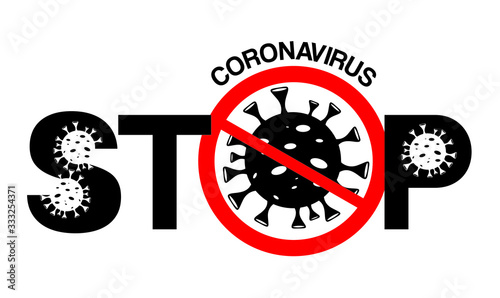 Stop the epidemic. Stop coronavirus concept. No disease, pandemic, infection, virus