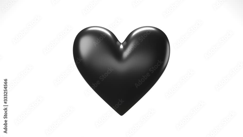 Black broken heart objects in white background. Heart shape object shattered into pieces. Black broken heart objects in white background. Heart shape object shattered into pieces.