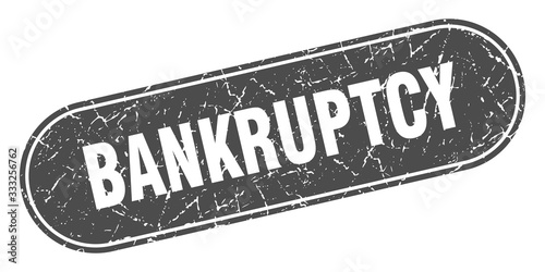 bankruptcy sign. bankruptcy grunge black stamp. Label