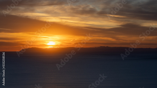 Catalina Island at Sunset