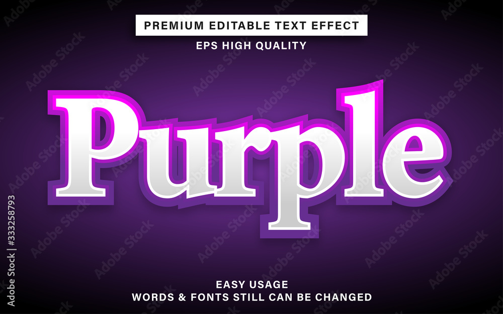 purple text effect purple text effect