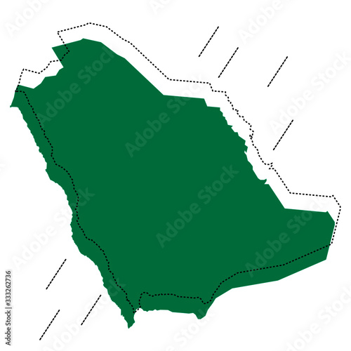 map of Saudi Arabia