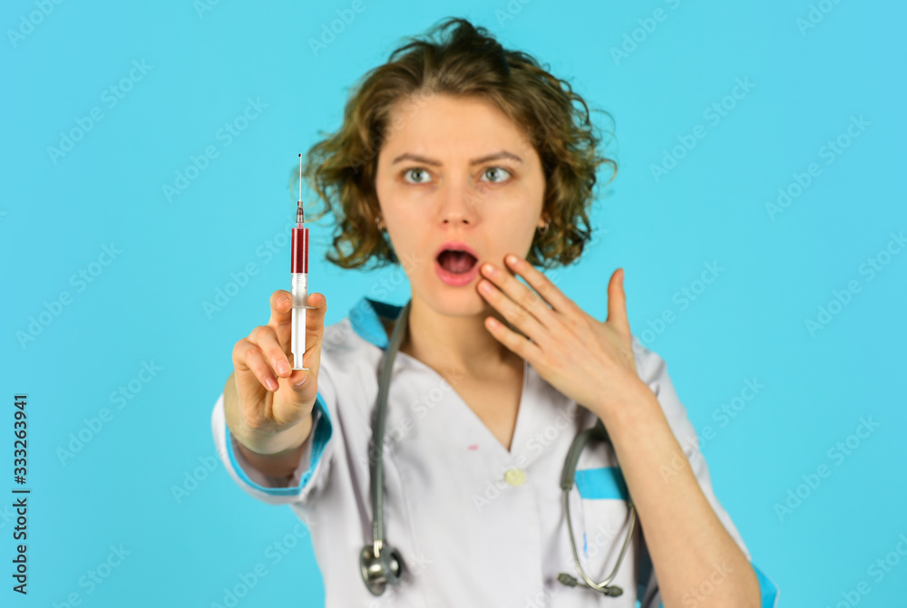Free vaccination program. Drug medicines. Health care in hospital. Doctor syringe. Medicine vaccination syringe needle. Vaccination concept. Coronavirus prevention. Side effects. Allergic reaction Free vaccination program. Drug medicines. Health care in hospital. Doctor syringe. Medicine vaccination syringe needle. Vaccination concept. Coronavirus prevention. Side effects. Allergic reaction