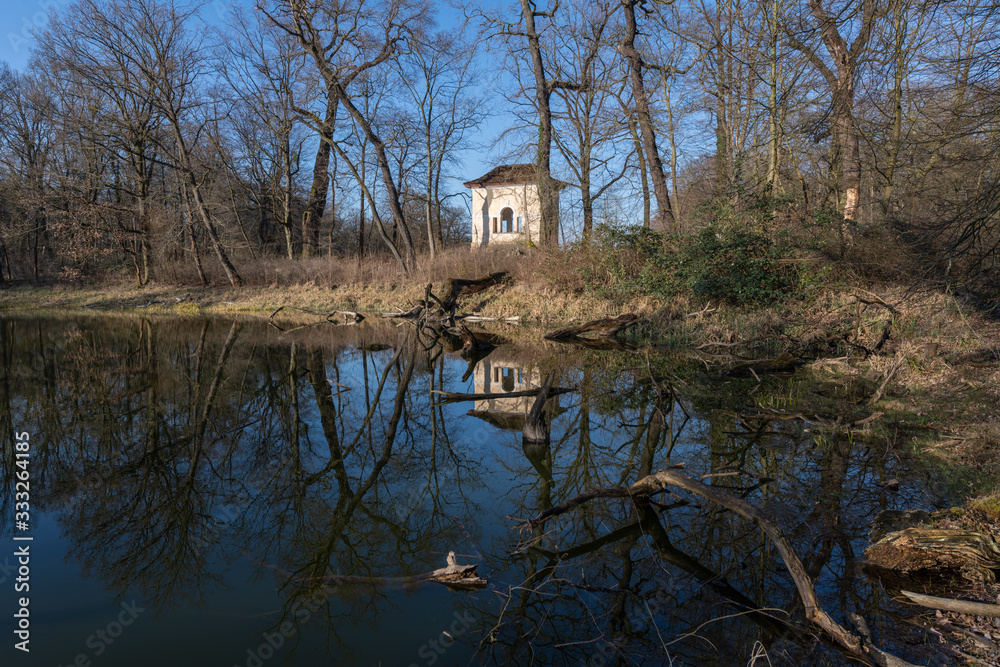 Obraz premium Fürstensitz am See