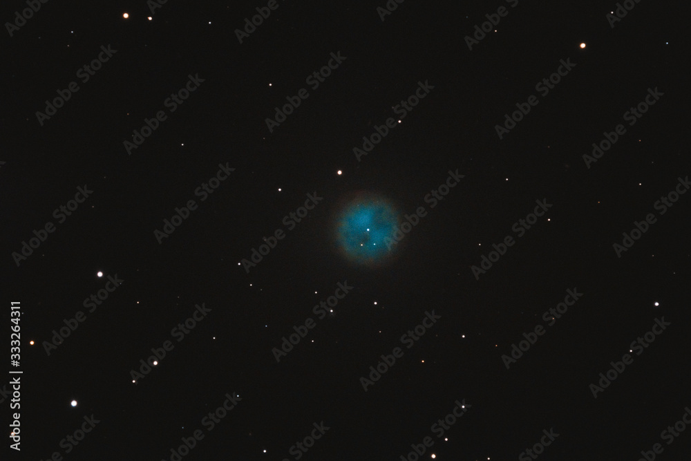 The Owl Nebula Messier 97 in the constellation Ursa Major as seen from Mannheim in Germany. The Owl Nebula Messier 97 in the constellation Ursa Major as seen from Mannheim in Germany.