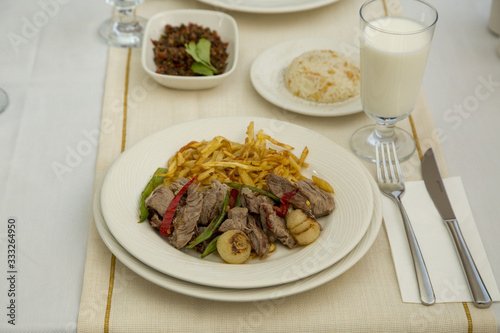 Turkish meat food from turkish cuisine
