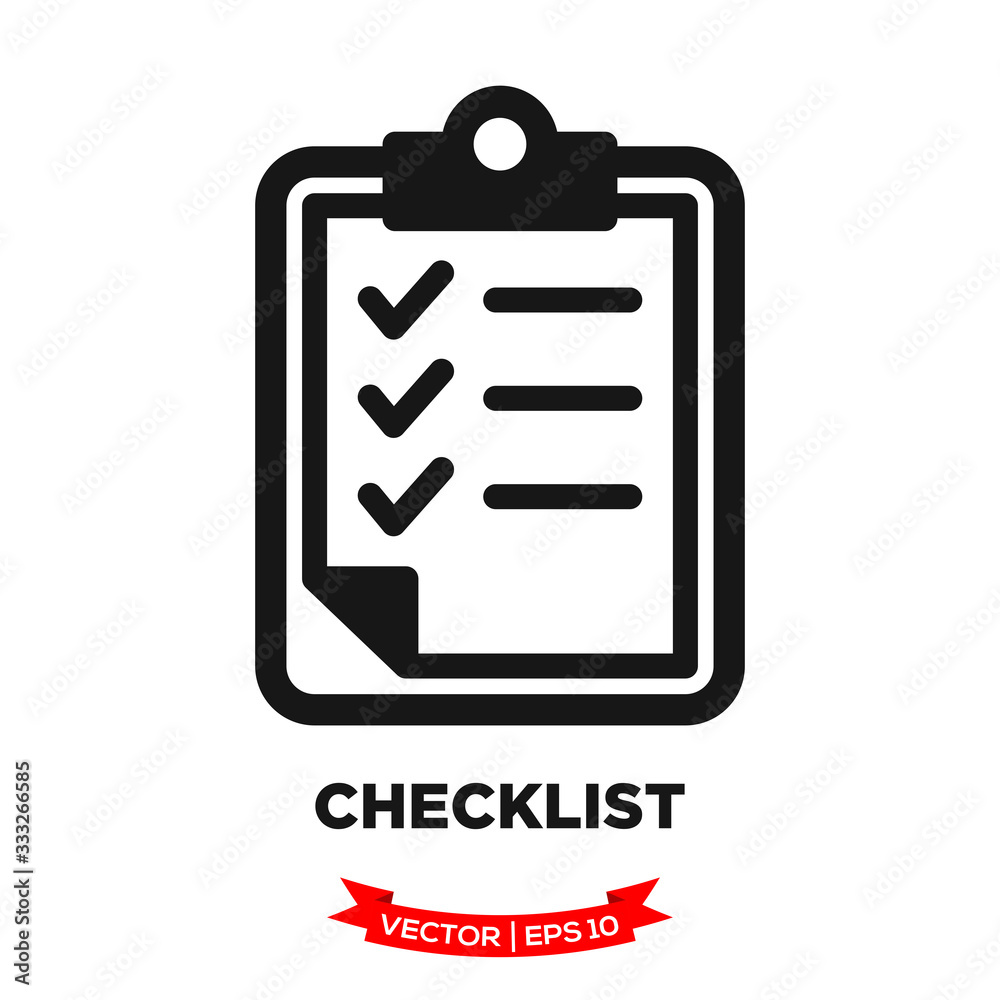 checklist vector icon, check mark icon, flat design best vector checklist illustration checklist vector icon, check mark icon, flat design best vector checklist illustration