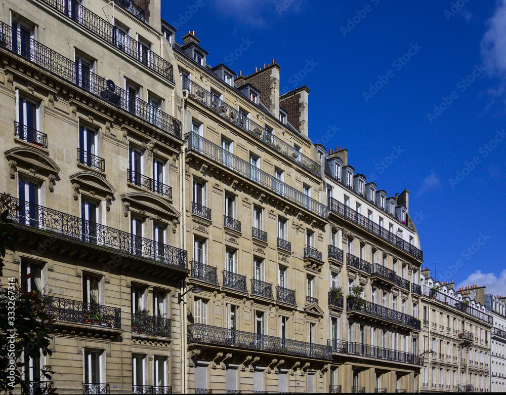 Fototapeta premium Immeubles parisiens