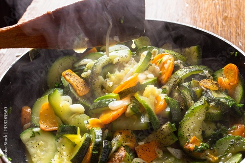 Chicken. carrot and zucchin...