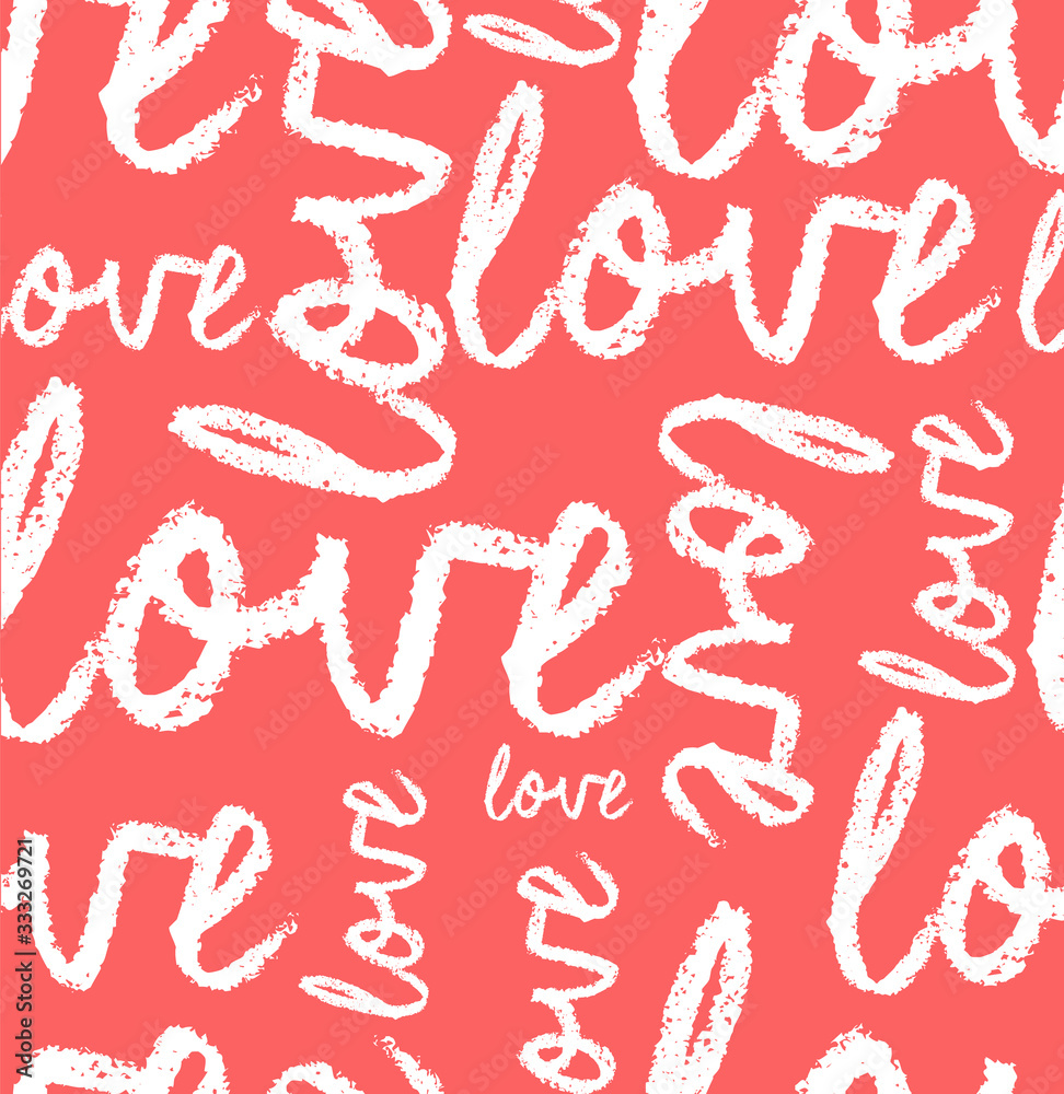 Love, Valentines Day Themed Seamless Pattern Love, Valentines Day Themed Seamless Pattern