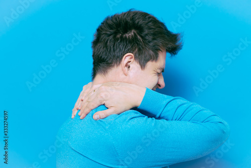 Pain neck. The back man © aeroking