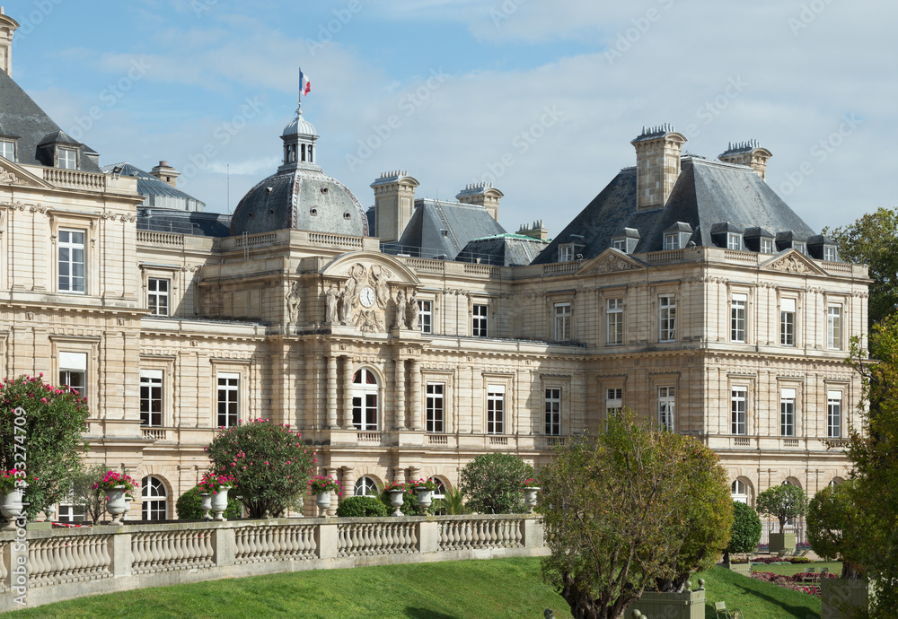 Luxembourg Palace in Paris, France