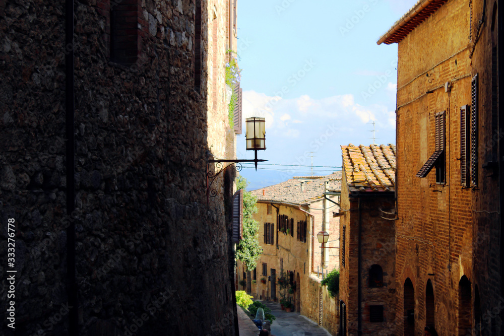 Medieval town in Tuscany