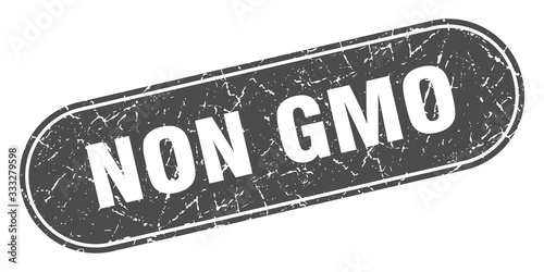 non gmo sign. non gmo grunge black stamp. Label