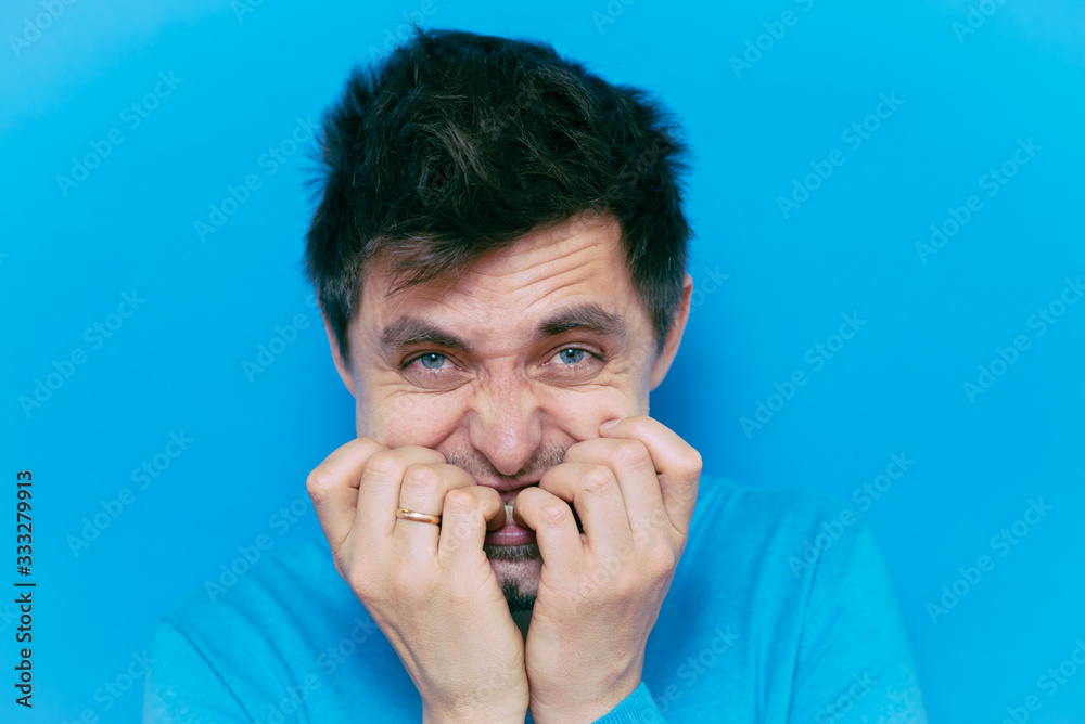 man bites his nails man bites his nails