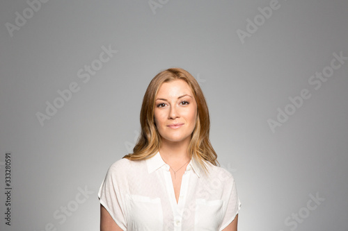 Studio portrait of a confident woman