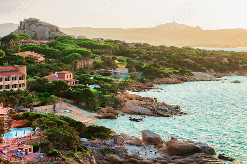 Fototapeta Naklejka Na Ścianę i Meble -  Baja Sardinia Beach