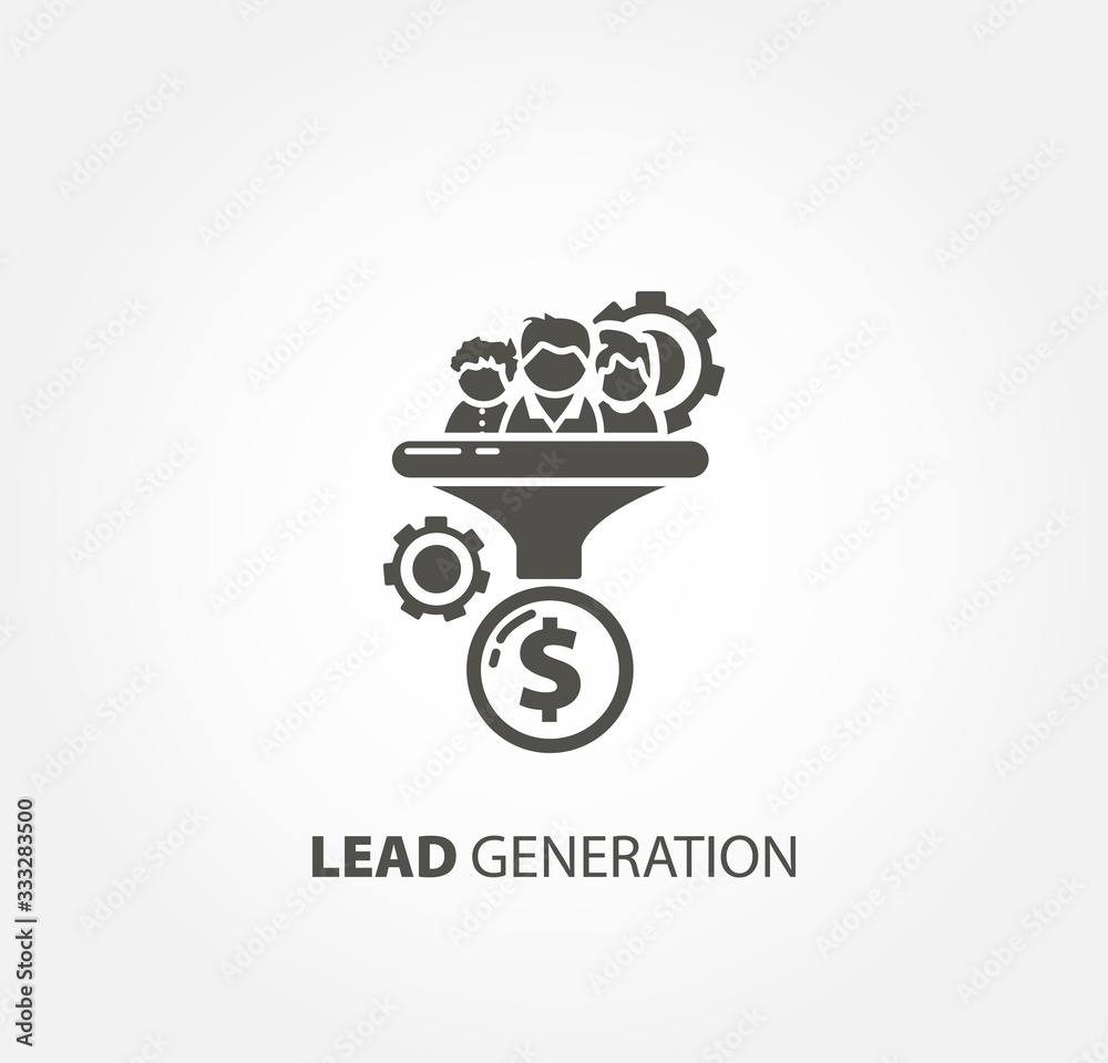 Lead Generation icon. design element Lead Generation icon. design element