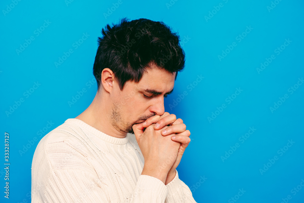 Prayer. Man. Prayer. Man.
