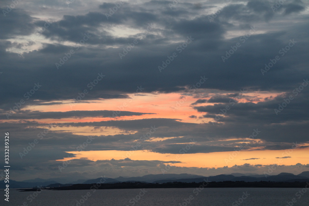 Sunset over Lake Texoma